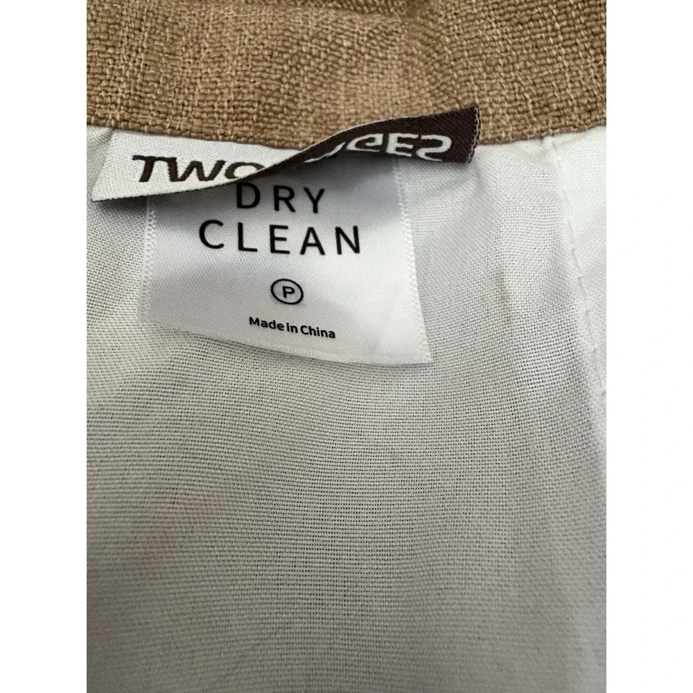 2 Pinch Pleat Drapes 11 pleats brown tan 64